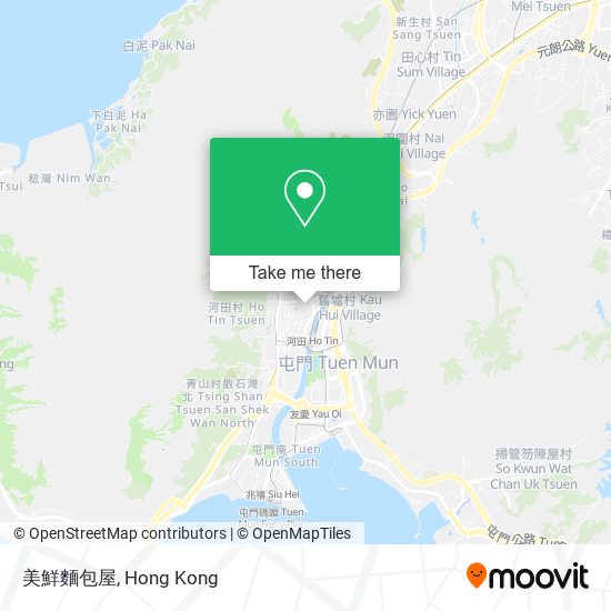 美鮮麵包屋地圖
