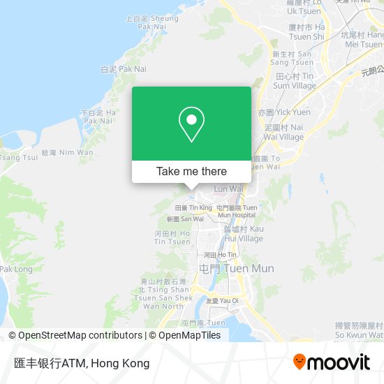 匯丰银行ATM map