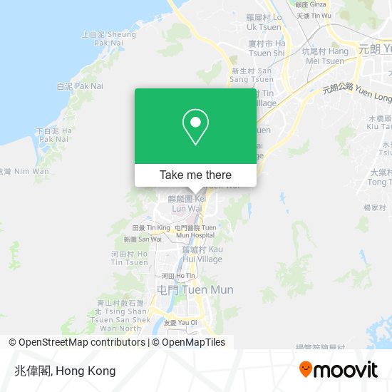 兆偉閣地圖