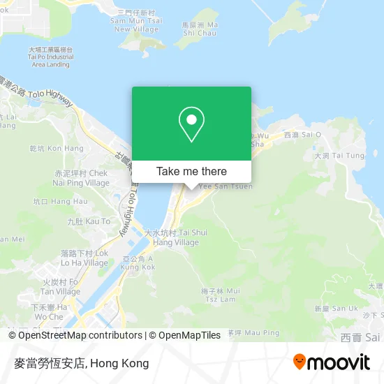 麥當勞恆安店地圖