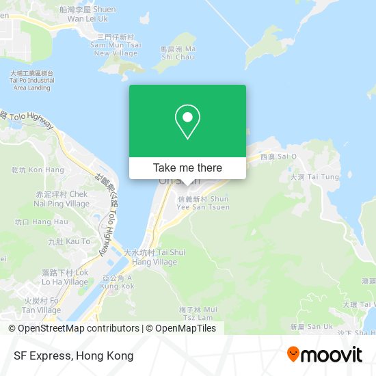 SF Express map