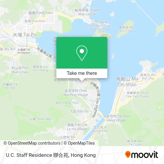 U.C. Staff Residence 聯合苑 map