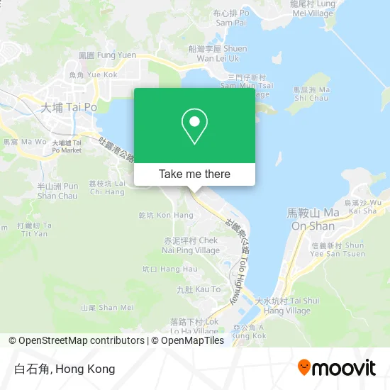白石角 map