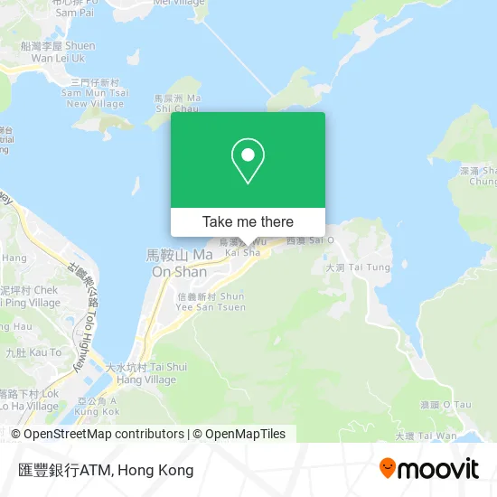 匯豐銀行ATM map
