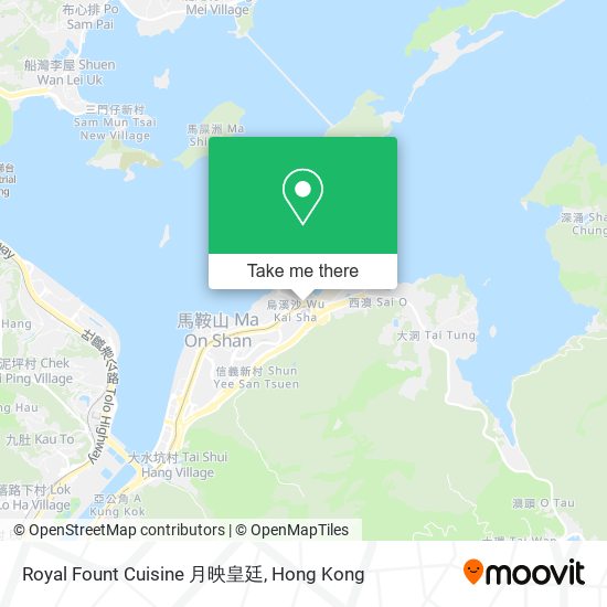 Royal Fount Cuisine 月映皇廷地圖