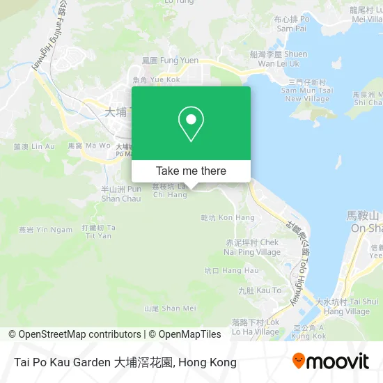 Tai Po Kau Garden 大埔滘花園 map