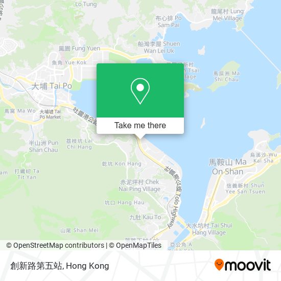 創新路第五站地圖
