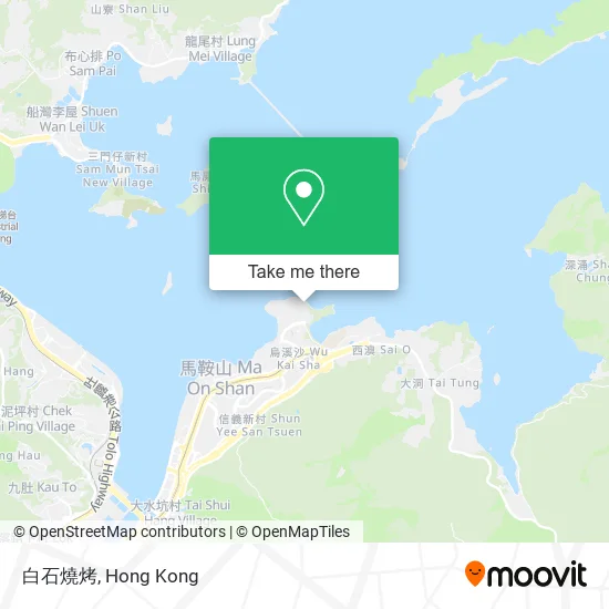 白石燒烤地圖