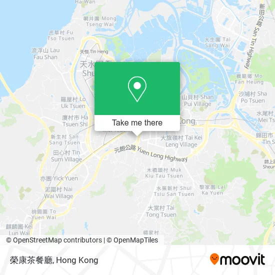榮康茶餐廳地圖