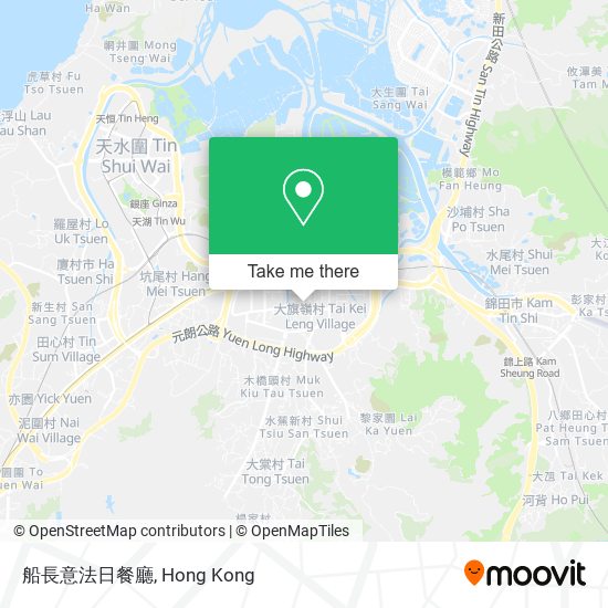船長意法日餐廳地圖