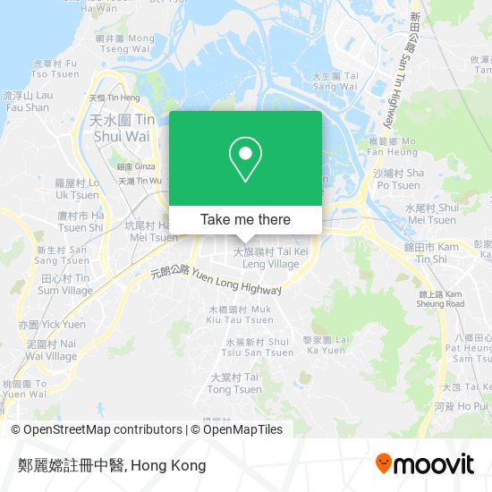鄭麗嫦註冊中醫 map
