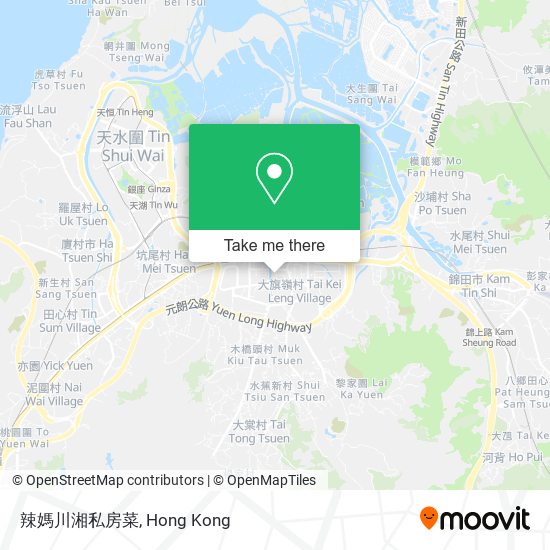 辣媽川湘私房菜地圖