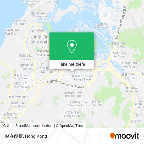 綠在朗屏 map