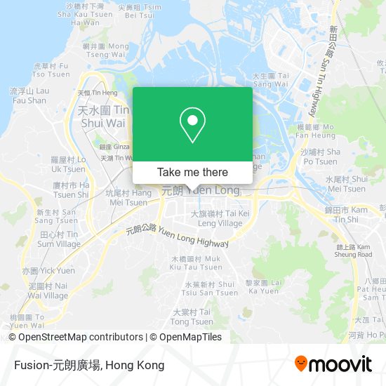 Fusion-元朗廣場 map