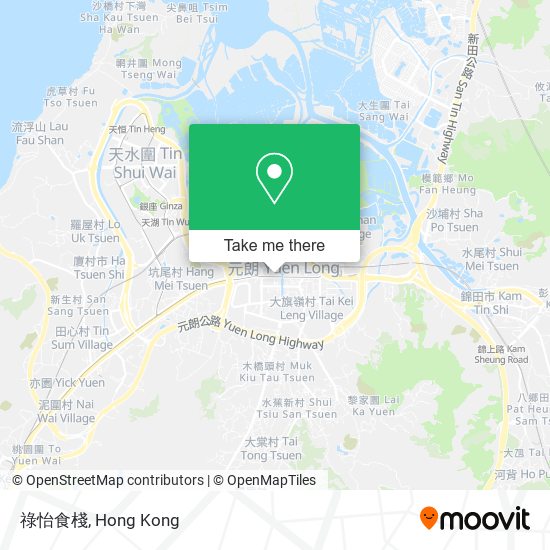 祿怡食棧 map
