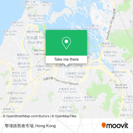 擊壤路熟食市場 map