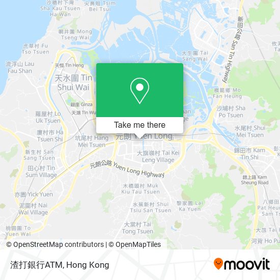 渣打銀行ATM map