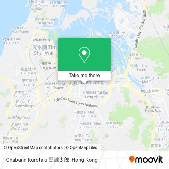 Chabann Kurotaki 黑瀧太郎 map