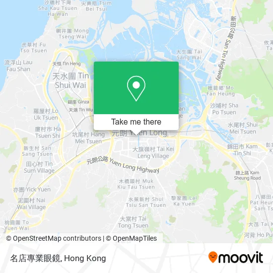 名店專業眼鏡地圖