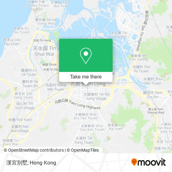 漢宮別墅地圖