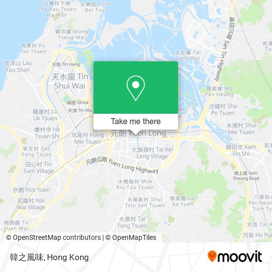 韓之風味 map