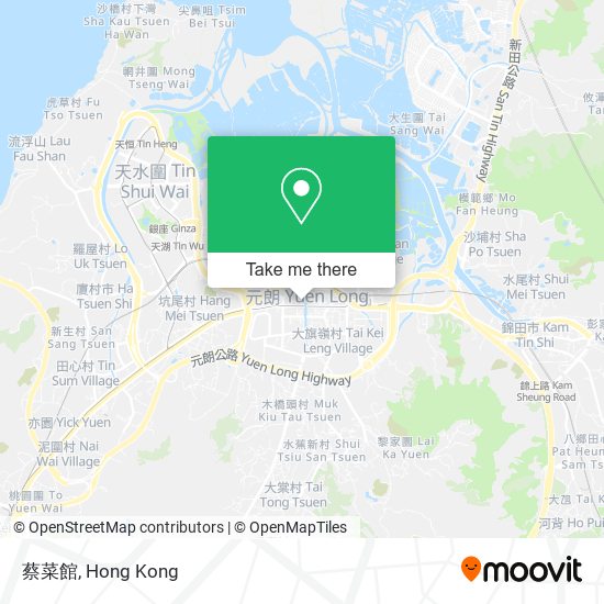 蔡菜館地圖