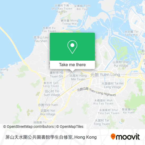 屏山天水圍公共圖書館學生自修室 map