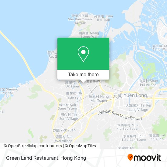 Green Land Restaurant map