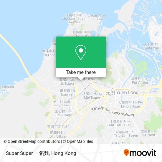 Super Super 一粥麵 map