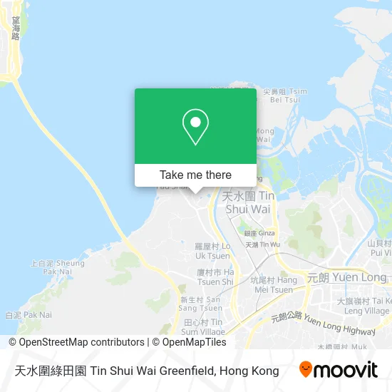 天水圍綠田園 Tin Shui Wai Greenfield map