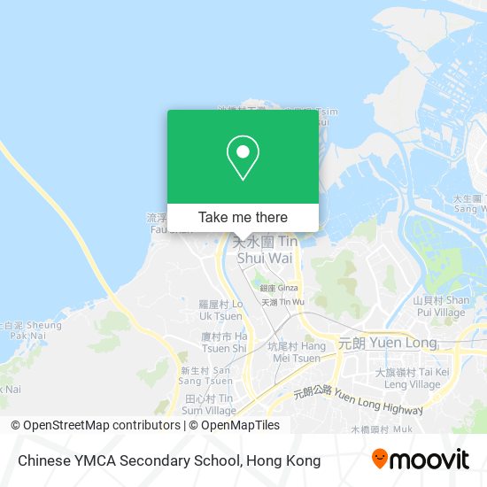 Chinese YMCA Secondary School map