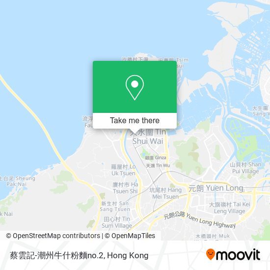 蔡雲記-潮州牛什粉麵no.2地圖