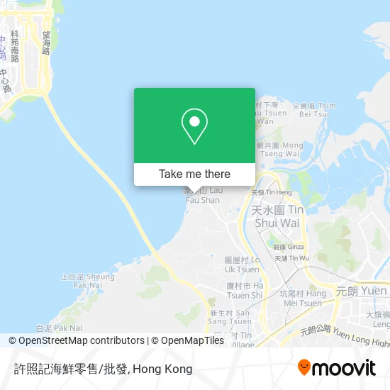 許照記海鮮零售/批發地圖