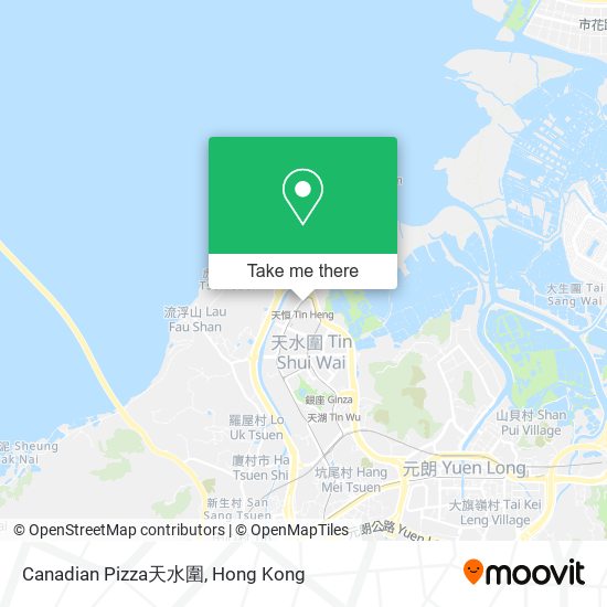 Canadian Pizza天水圍地圖