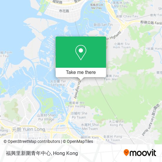 福興里新圍青年中心地圖