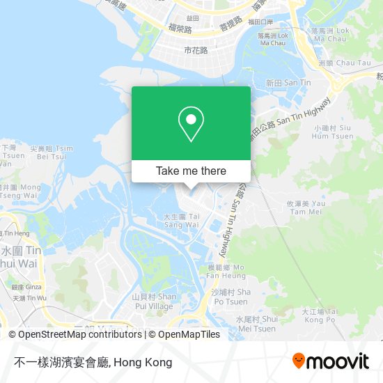 不一樣湖濱宴會廳 map