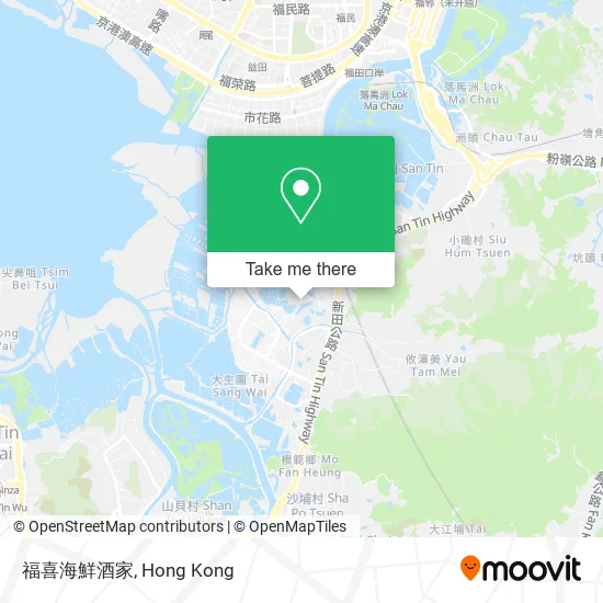 福喜海鮮酒家地圖