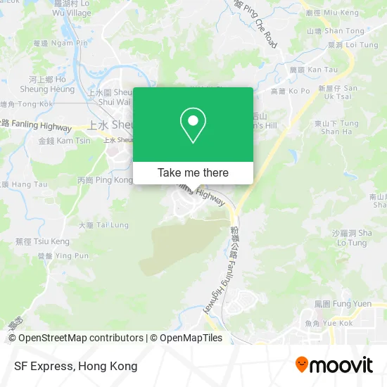 SF Express map