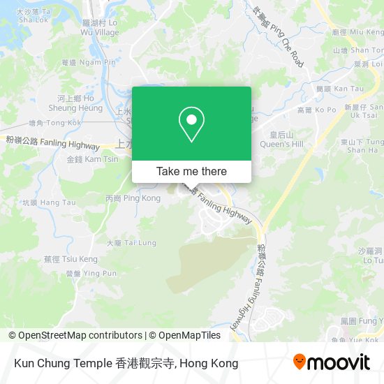Kun Chung Temple 香港觀宗寺 map