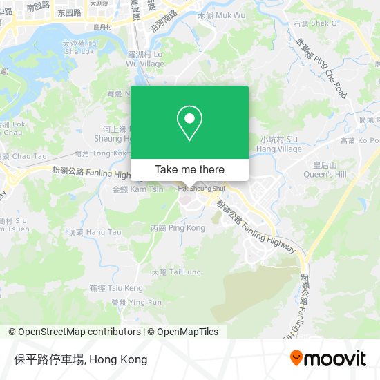 保平路停車場 map
