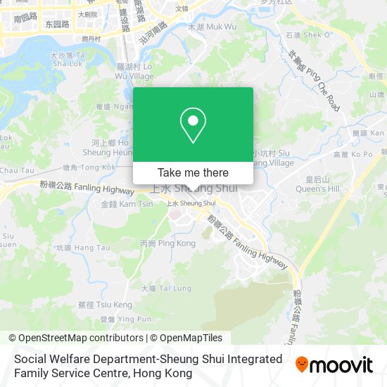 Social Welfare Department-Sheung Shui Integrated Family Service Centre map