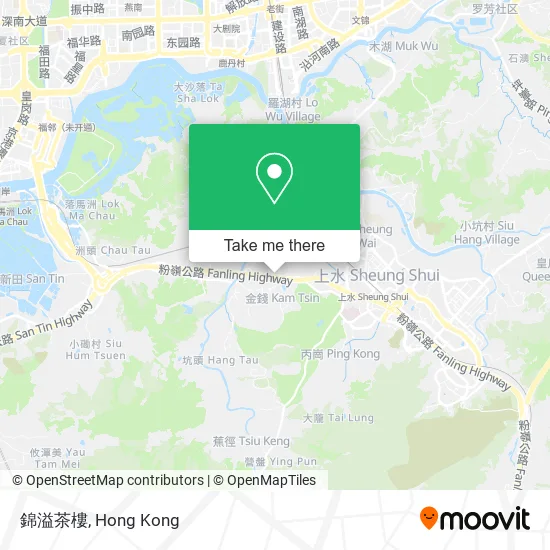 錦溢茶樓地圖