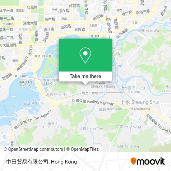 中田貿易有限公司 map