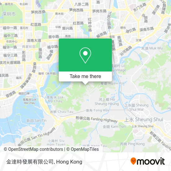 金達時發展有限公司 map