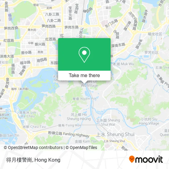 得月樓警崗地圖