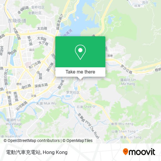 電動汽車充電站 map