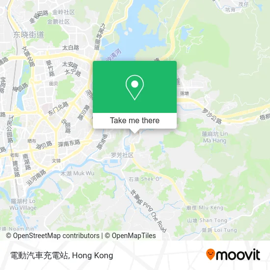 電動汽車充電站 map