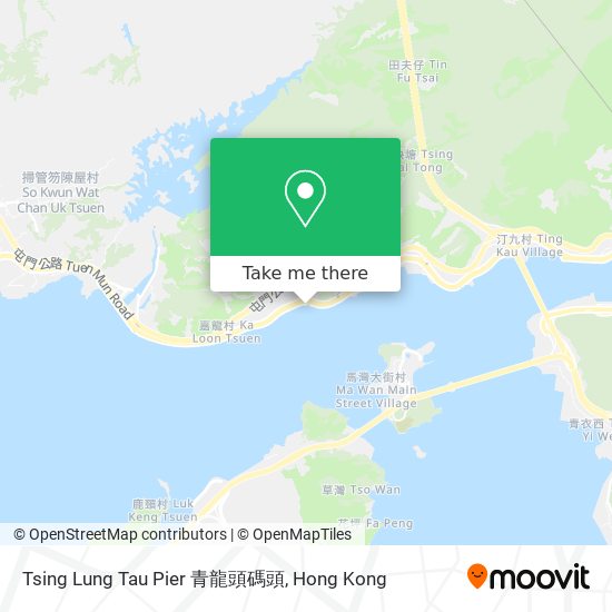 Tsing Lung Tau Pier 青龍頭碼頭 map