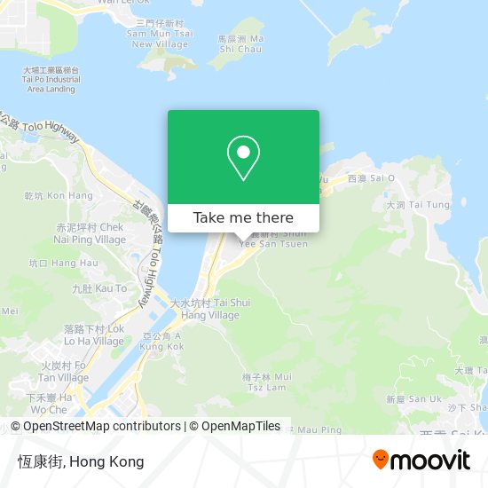 恆康街 map