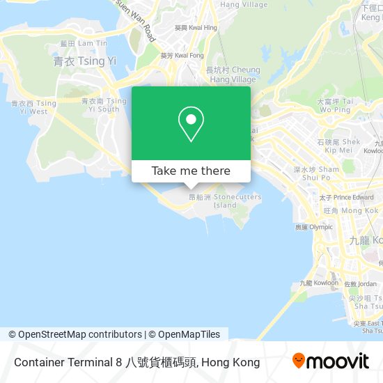 Container Terminal 8 八號貨櫃碼頭地圖